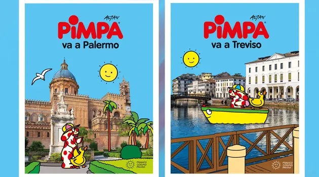 Pimpa goes to Palermo and Treviso: two new game-guides to discover the cities with children