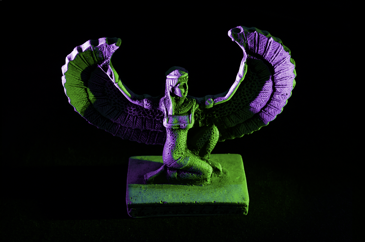 Statue of winged Isis. Copyright © Sisterscom.com / cobalt88 / Depositphotos