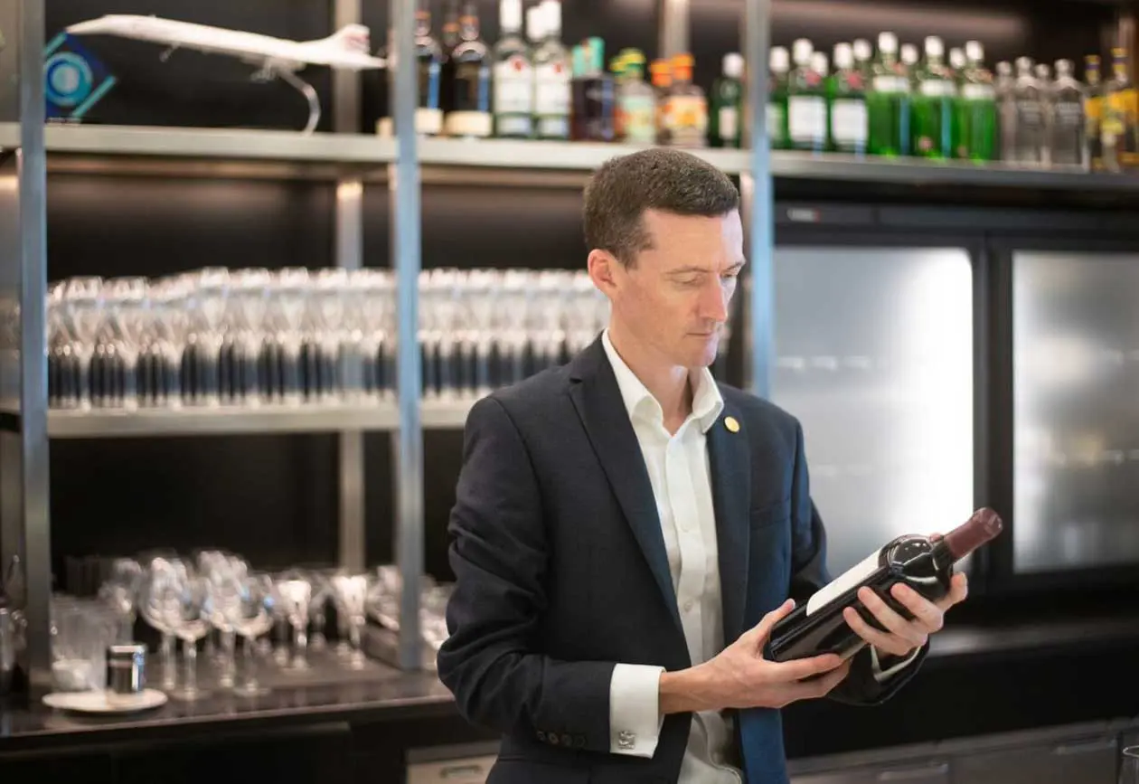 Tim Jackson, the Master of Wine of British Airways