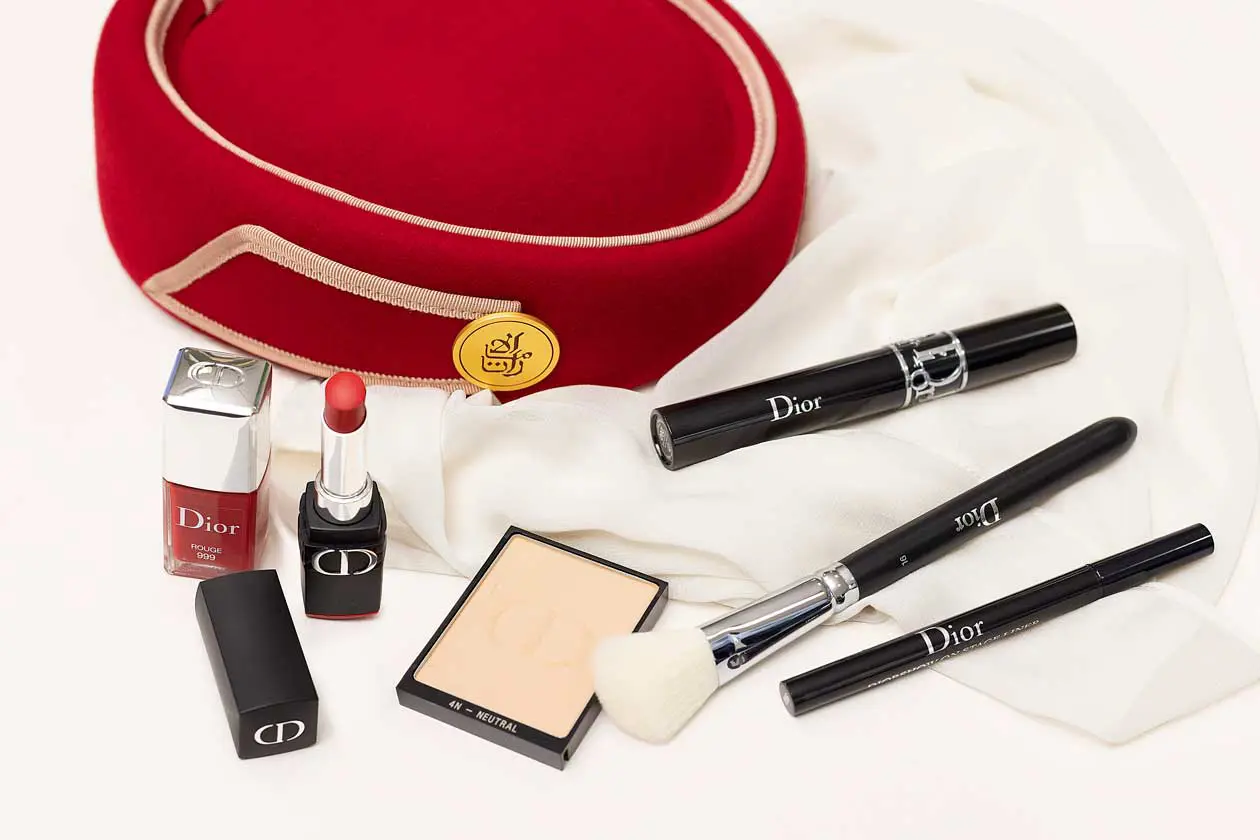 The Emirates Beauty Hub a Dubai con prodotti Dior e Davines. © Ufficio Stampa Emirates Airlines / The Emirates Group 