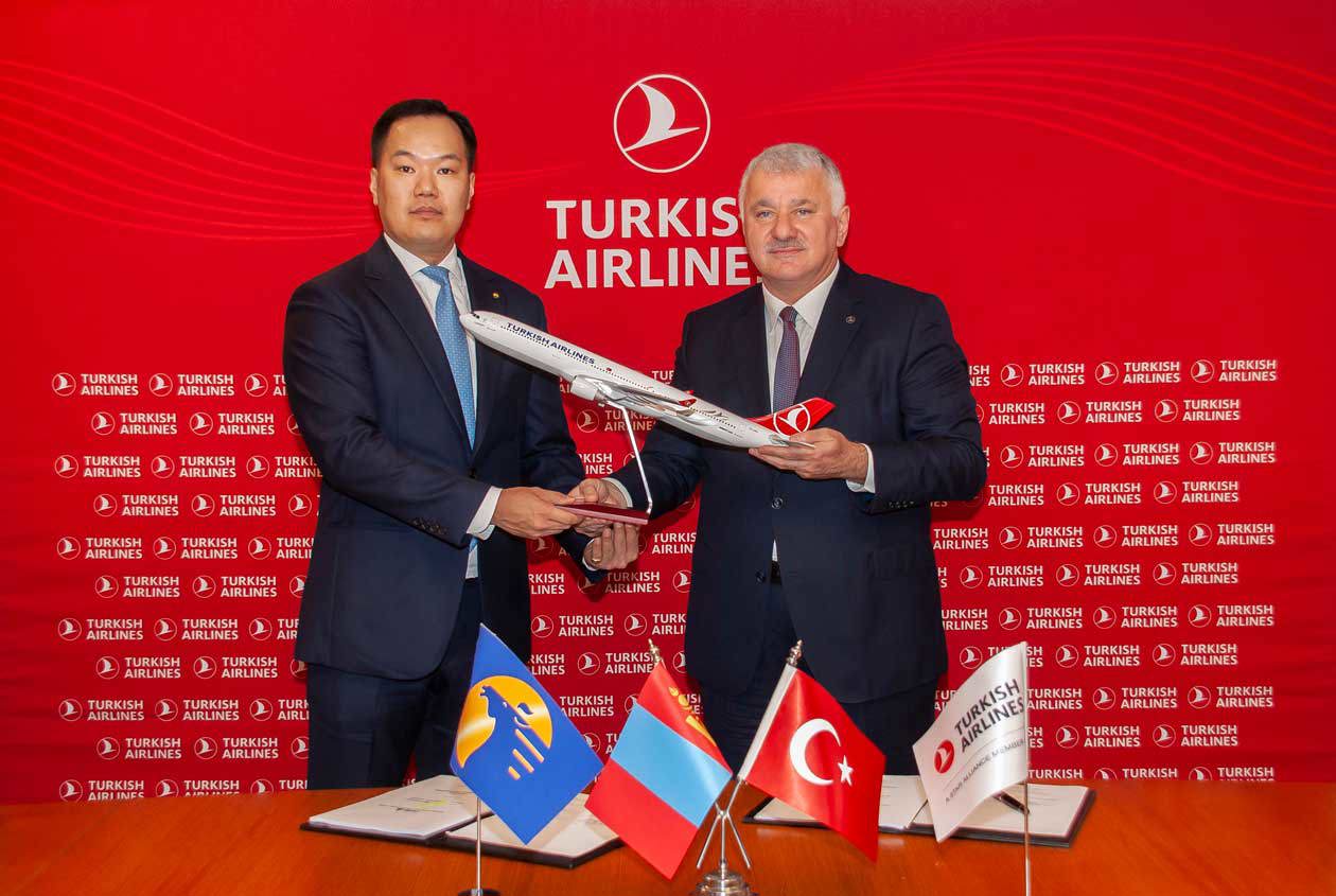 Turkish Airlines and Miat Mongolian Airlines, codeshare. Photo: © Turkish Airlines Inc.