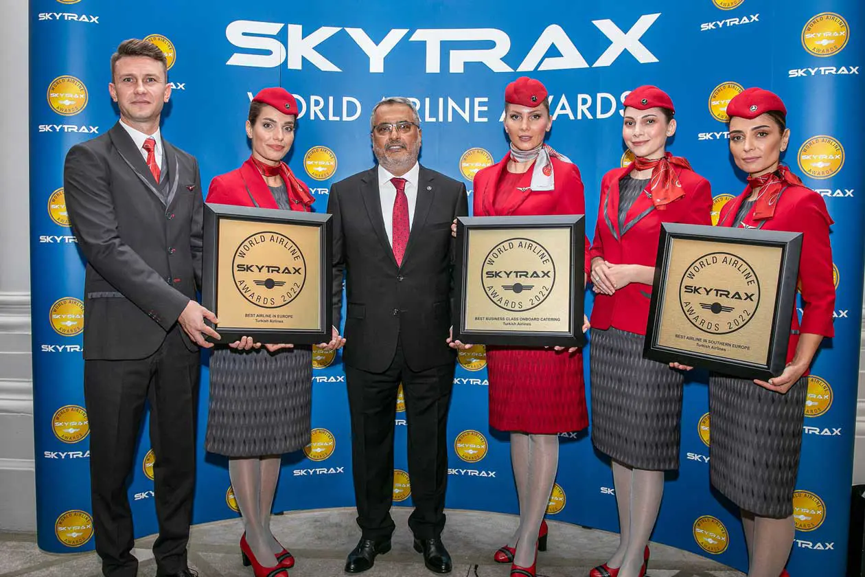 Turkish Airlines Best Airline in Europe, Skytrax World Airline Awards 2022