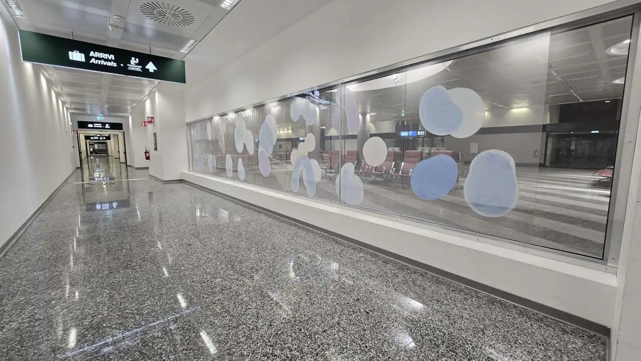 Alice Ronchi, True Care, 2024 Smalto, policarbonato, alluminio