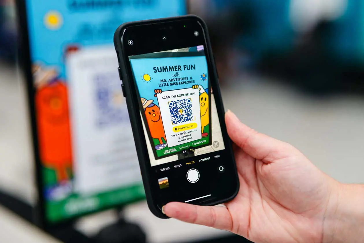 At London Heathrow Airport mobile and tablet game Mr. Men Little Miss. Copyright © Heathrow Airport Limited.