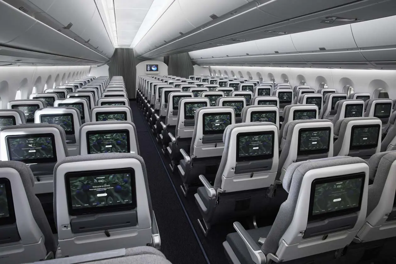 Finnair A350 Economy Class&nbsp;Copyright © Ufficio Stampa Finnair