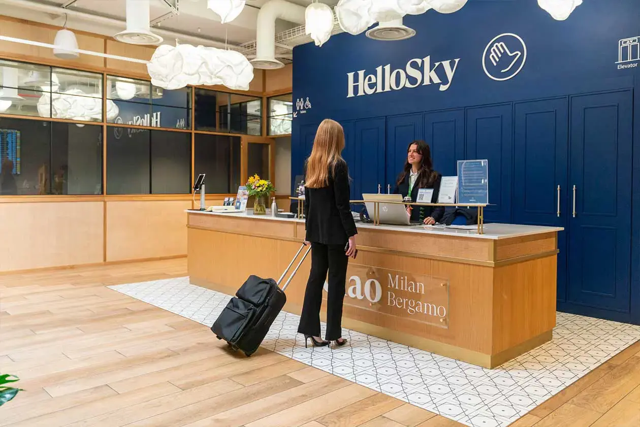 Hellosky Lounge Milan Bergamo Airport. Foto: Copyright © Aeroporto di Milano Bergamo