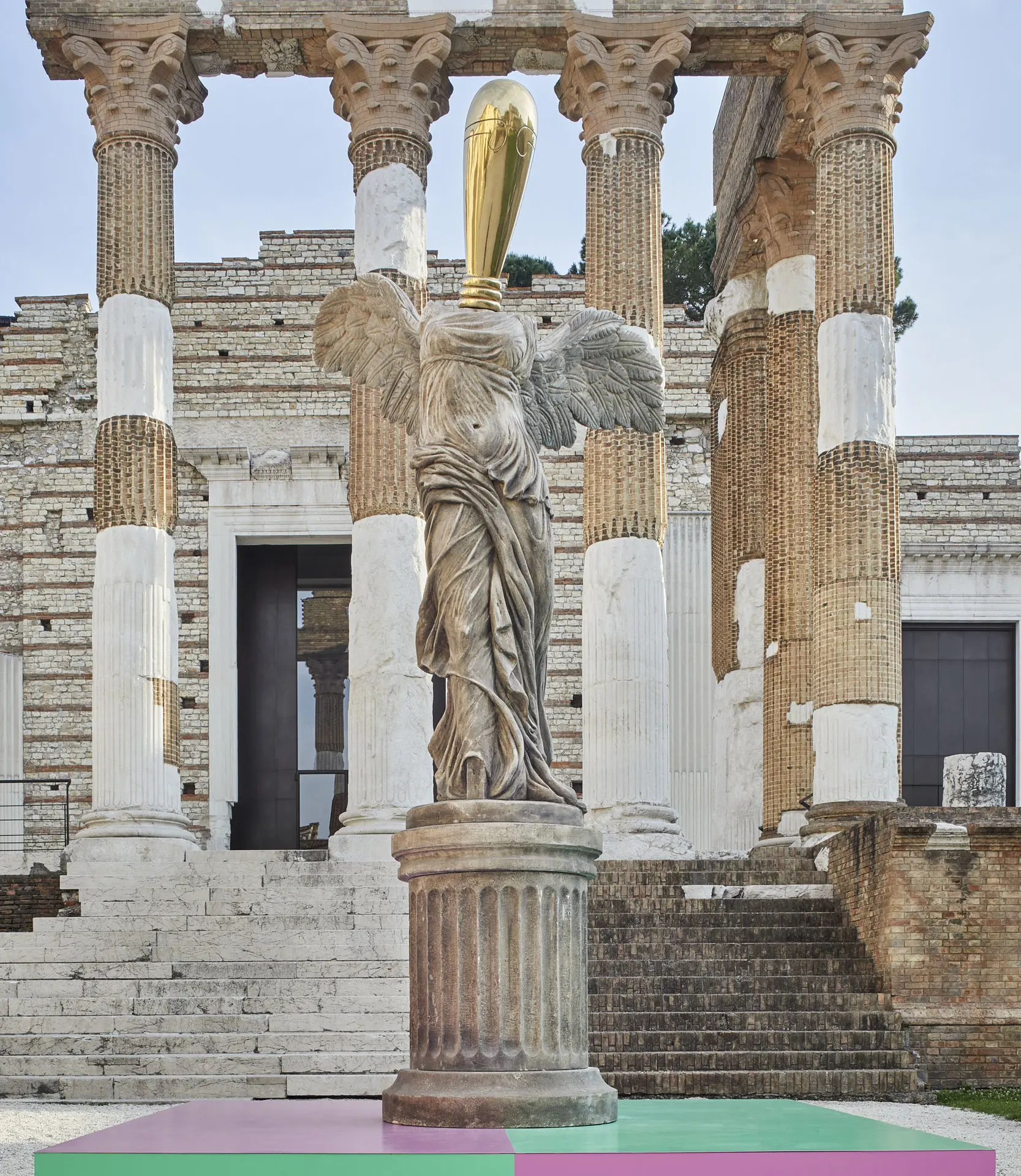 Francesco Vezzoli, Nike Metafisica, 2019, Foto: © Archivio Fotografico Musei Civici di Brescia