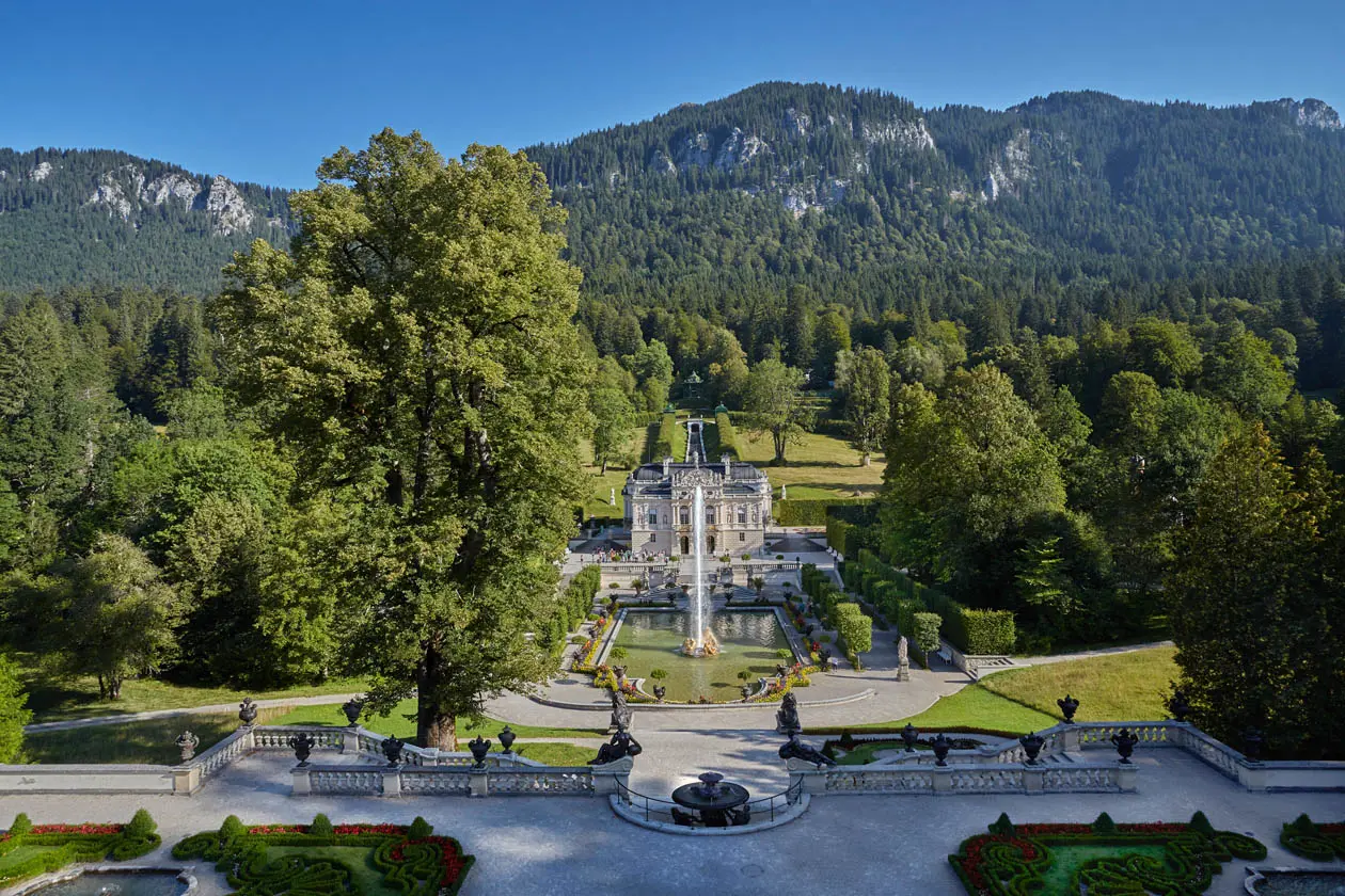 Castello Linderhof, Copyright © Ente del turismo della Germania - Maria Scherf, Andrea Gruber