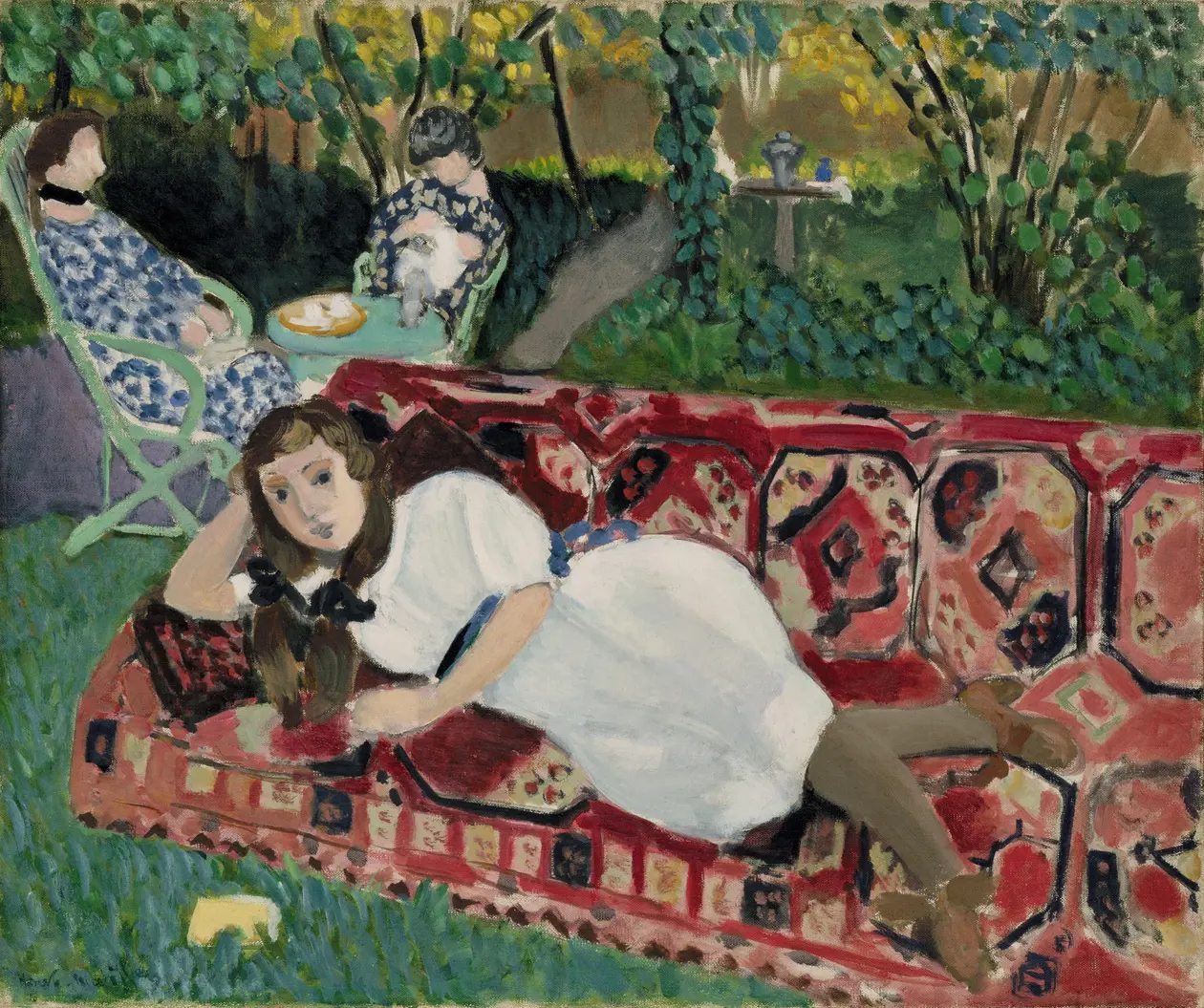 Henri Matisse Jeunes filles au jardin 1919 Olio su tela 54,5 x 65 cm  Copyright ©  foto:  des beaux-arts La Chaux-de-Fonds - LA CHAUX-DE-FONDS