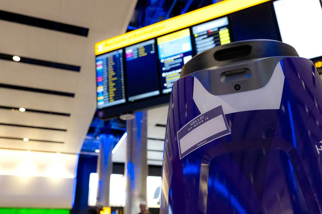 Heathrow cobots Foto: Copyright © Heathrow Airports Limited