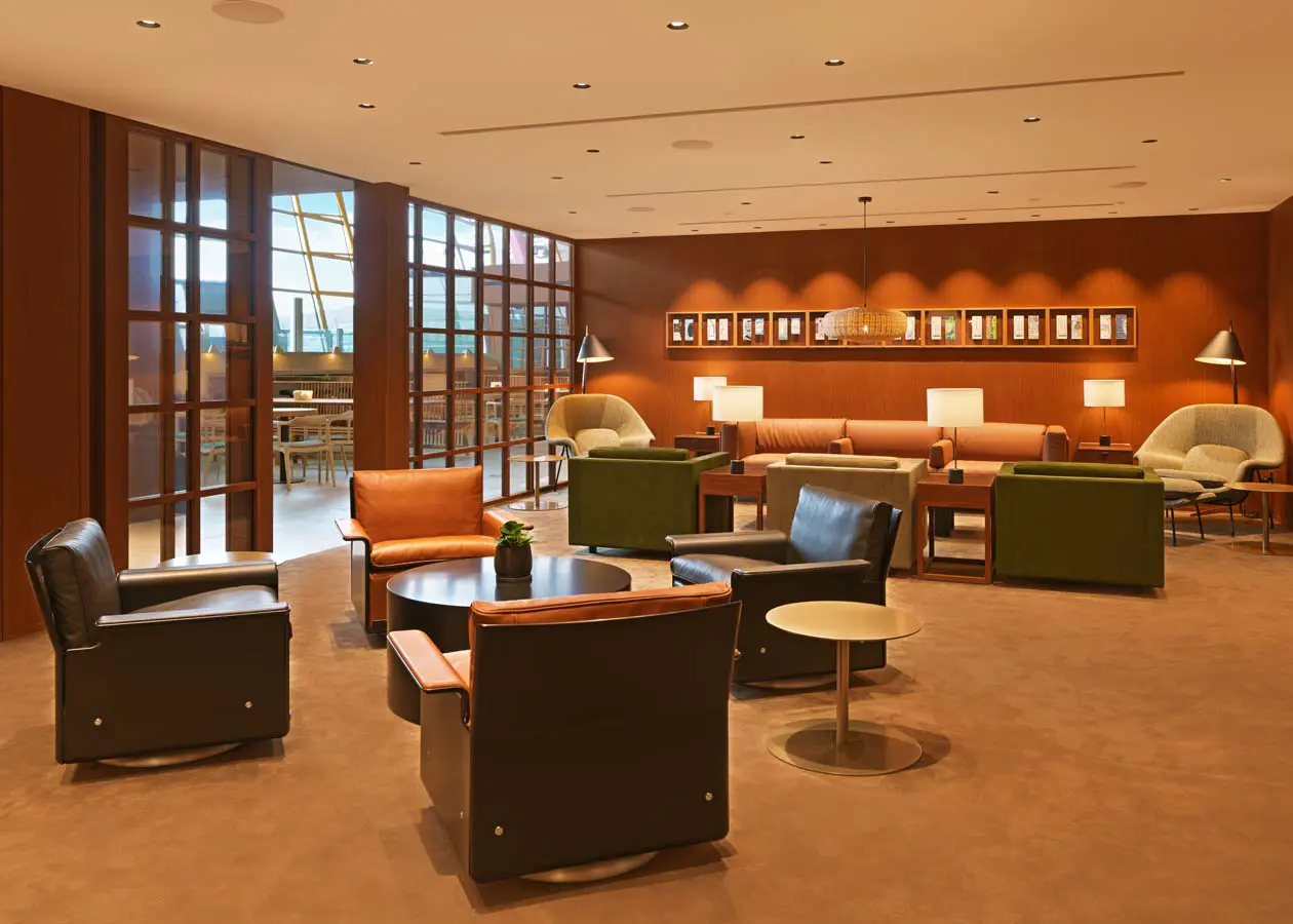 Lounge di Cathay Pacific all’aeroporto internazionale di Pechino Capitale (PEK) Foto: Copyright © Cathay Pacific