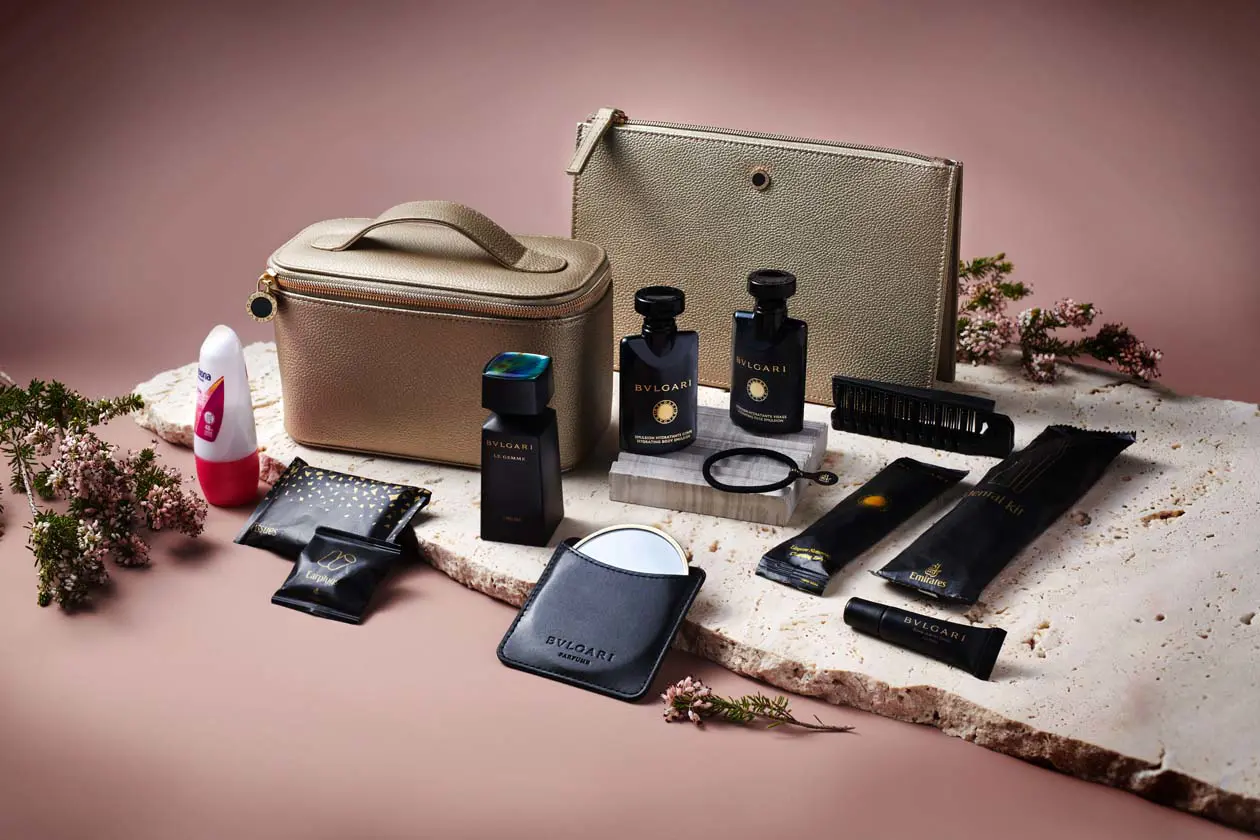 Emirates First Class - Bulgari Copyright © Emirates Airlines / The Emirates Group