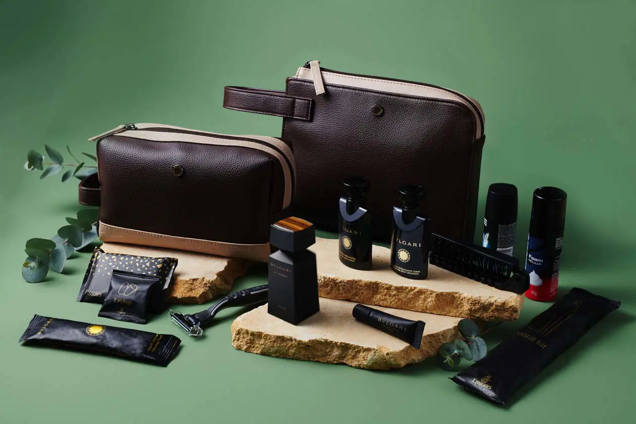 Emirates First Class - Bulgari Copyright © Emirates Airlines / The Emirates Group