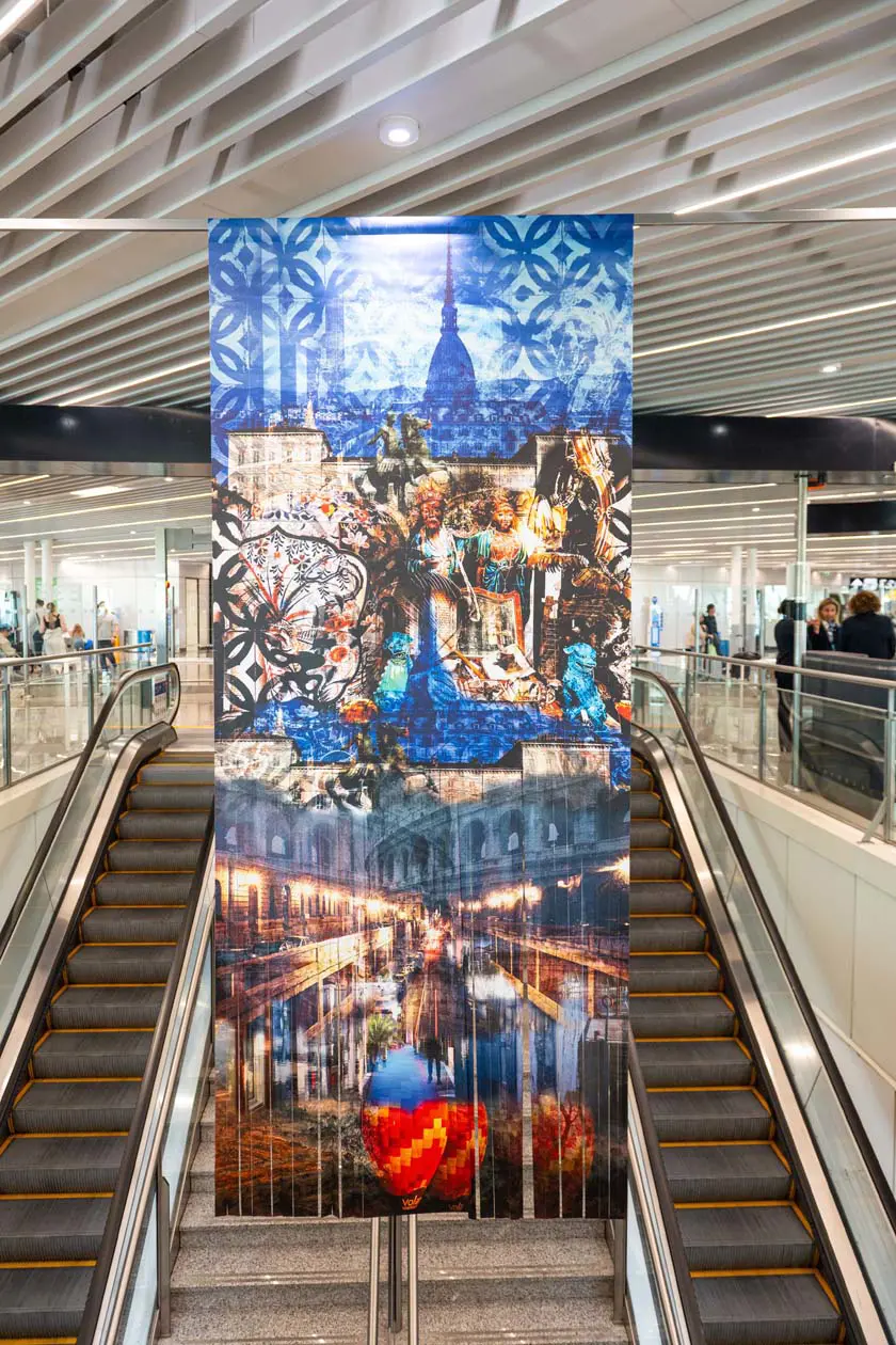 Mostra di Davide Bramante all'Aeroporto di Roma Fiumicin