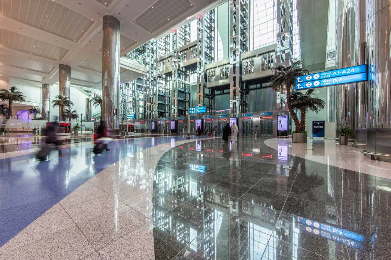 Concourse A, DXB Terminal 3 Foto: Copyright © Dubai Airports Press