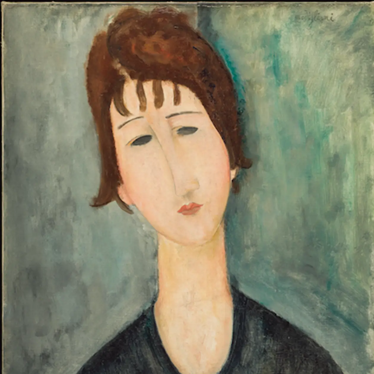 Amedeo ModiglianiRitratto di donna (1917-1920) .Copyright © Institute of ArtsBequest of Robert H. Tannahill