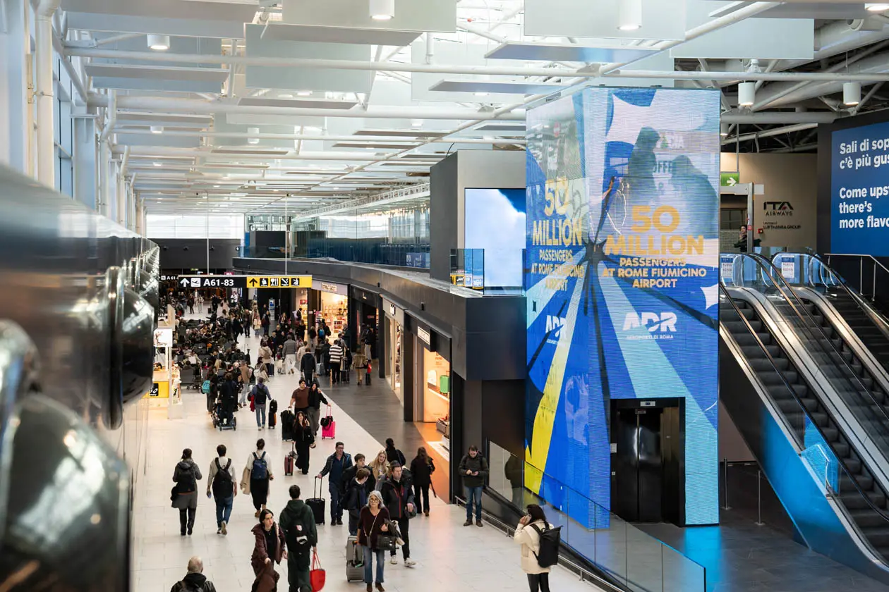 Aeroporto di Roma Fiumicino Foto: Copyright © ADR