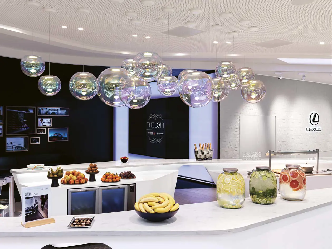 THE LOFT by Brussels Airlines e Lexus. Copyright © Brussels Airlines