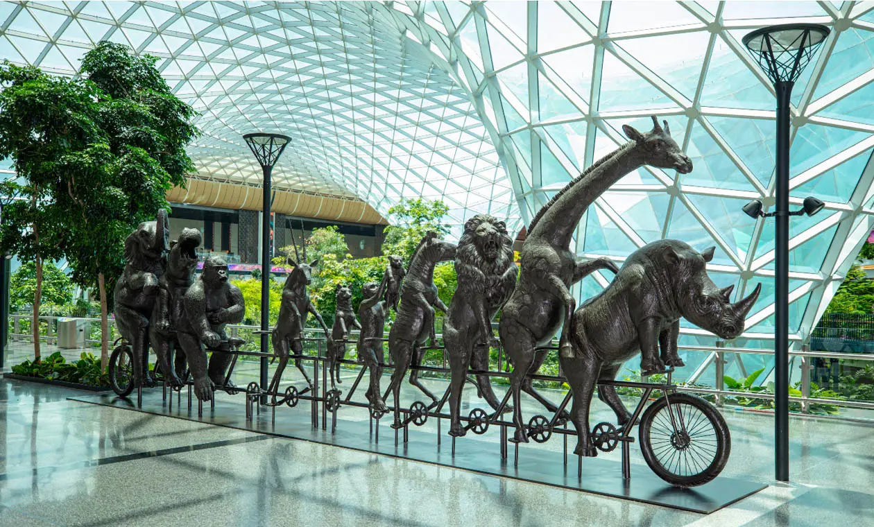 Sculture permanenti all’Hamad International Airport Foto: Copyright © Ufficio Stampa Aeroporto Internazionale di Hamad