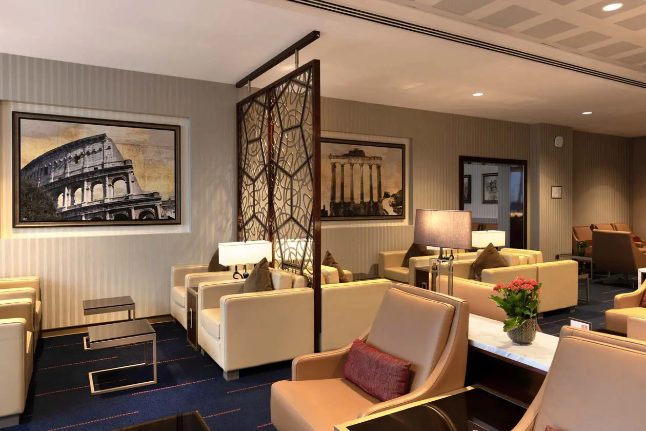 Lounge Emirates all'aeroporto di Milano Malpensa Foto: Copyright © Emirates Airlines / The Emirates Group