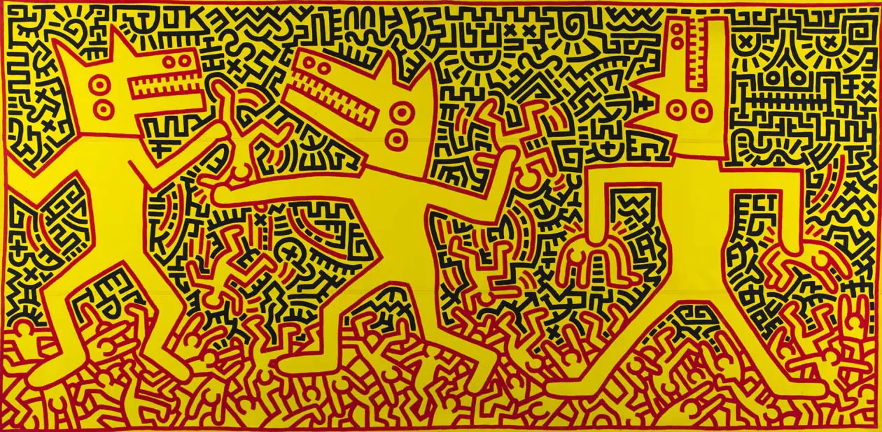 Keith Haring_Senza titolo (Untitled)_Museo della Reggia di Caserta_© Keith Haring Foundation
