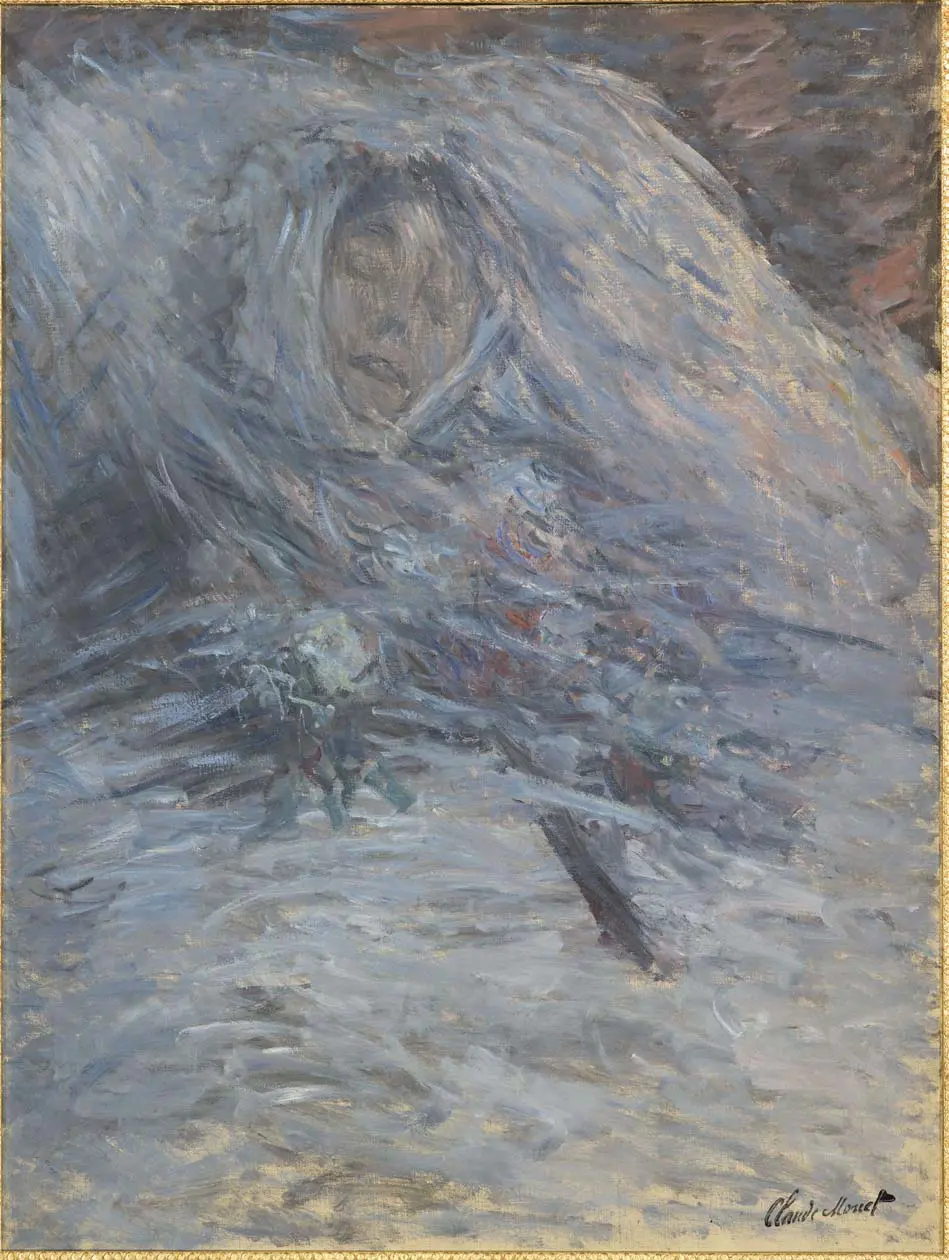Claude Monet (1840-1926), Camille sur son lit de mort, 1879, Huile sur toile, 90 x 68 cm, Paris, musée d’Orsay Copyright © GrandPalaisRmn (musée d’Orsay) / Patrice Schmidt