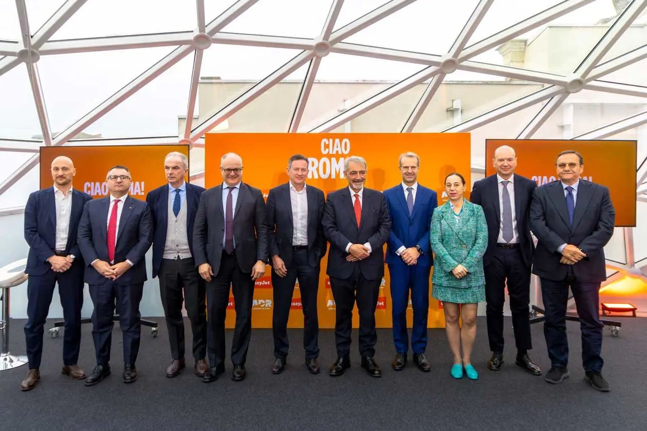 Easyjet inaugura la nuova base a Fiumicino Foto: Copyright © Aeroporti di Roma
