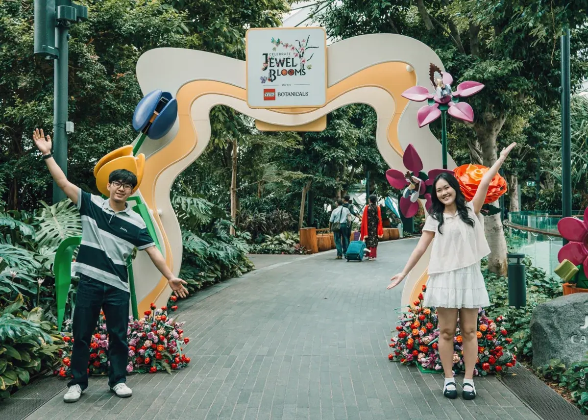 Jewel Blooms with LEGO Botanicals: Copyright © Ufficio Stampa Changi Airport