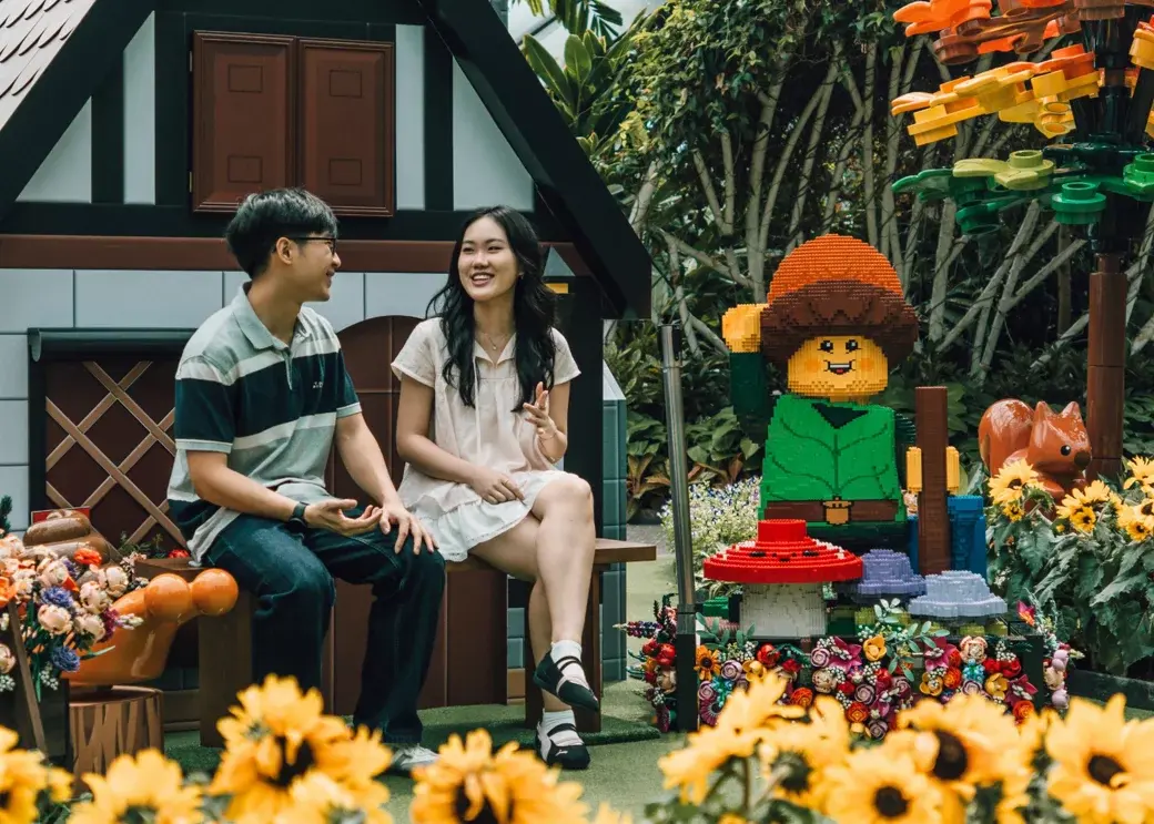 Jewel Blooms with LEGO Botanicals: Copyright © Ufficio Stampa Changi Airport