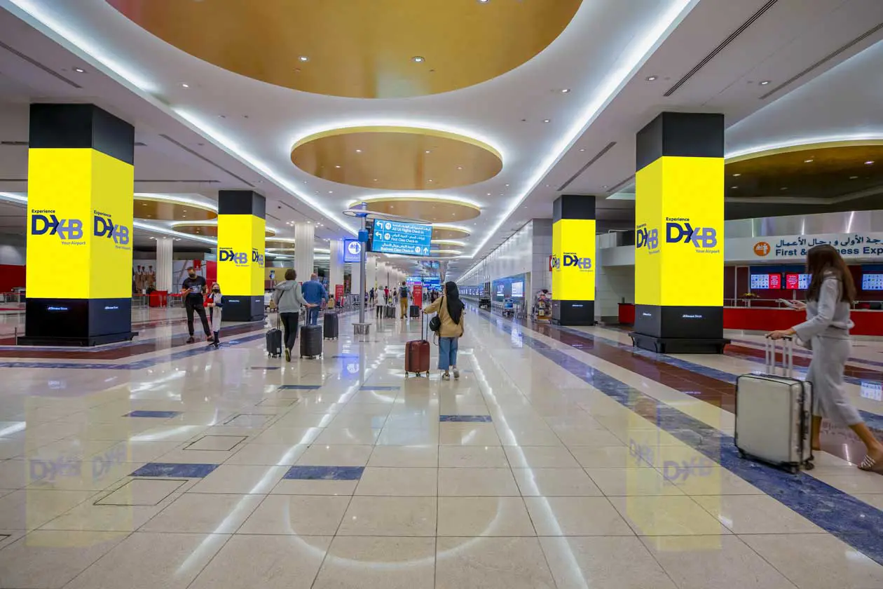 First e Business Class Check In Area at Terminal 3 Foto: Copyright © Dubai Airports Press