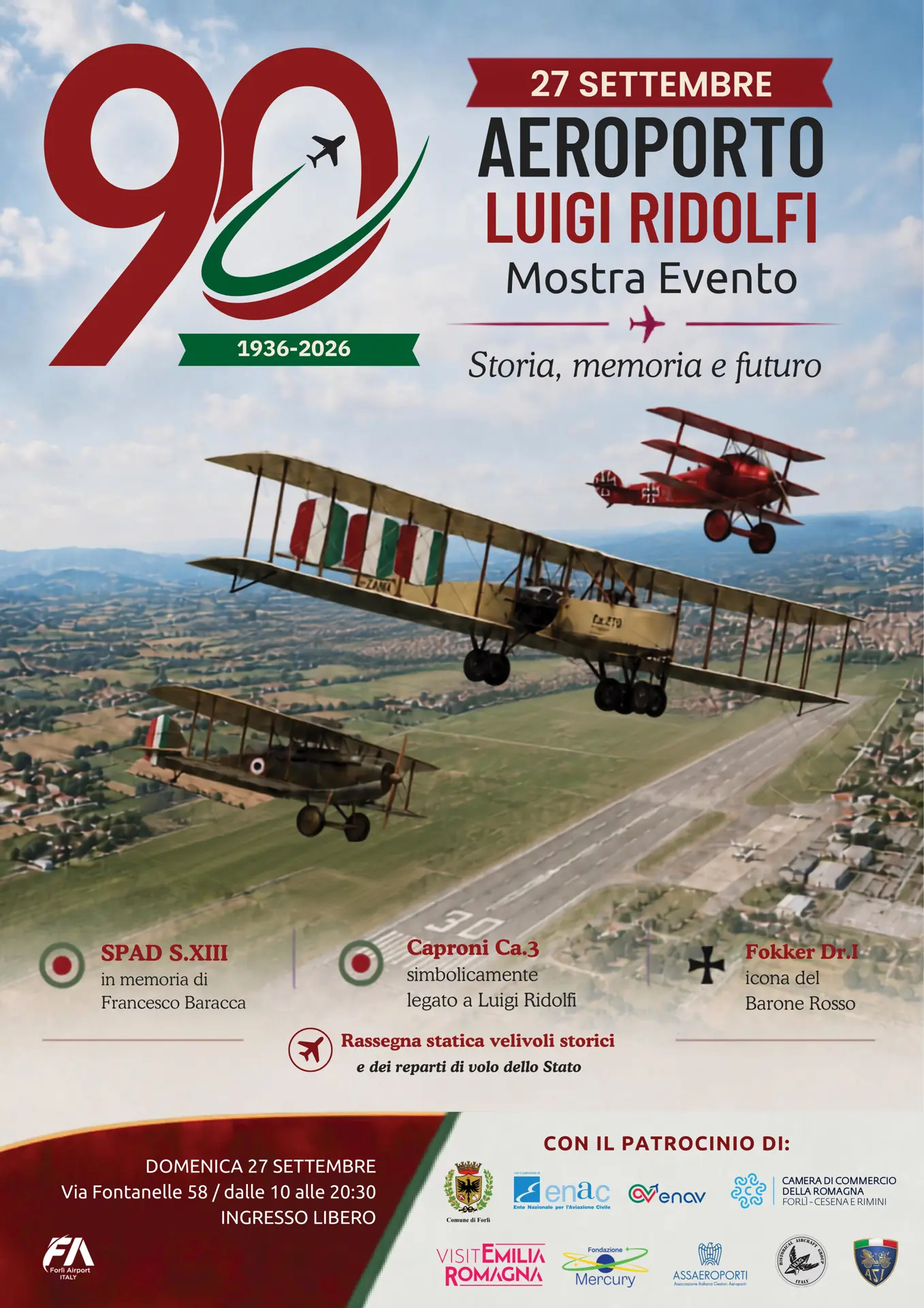 Copyright © Ufficio Stampa Aeroporto di Forlì