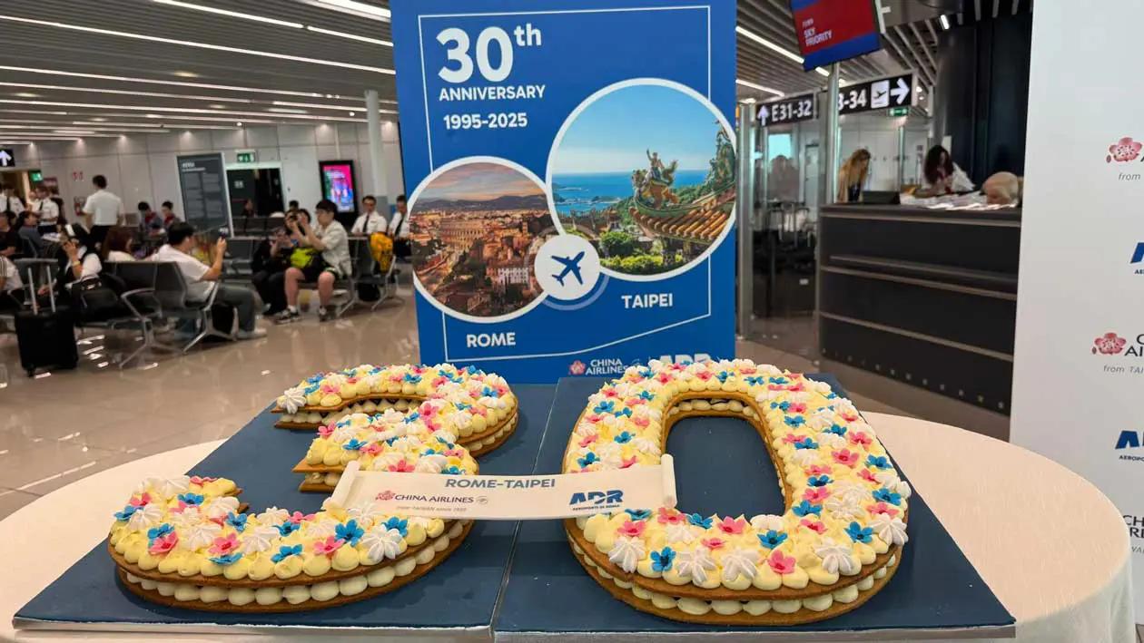 L'aeroporto Fiumicino celebra 30 anni di China Airlines in Italia Copyright © Ufficio Stampa ADR
