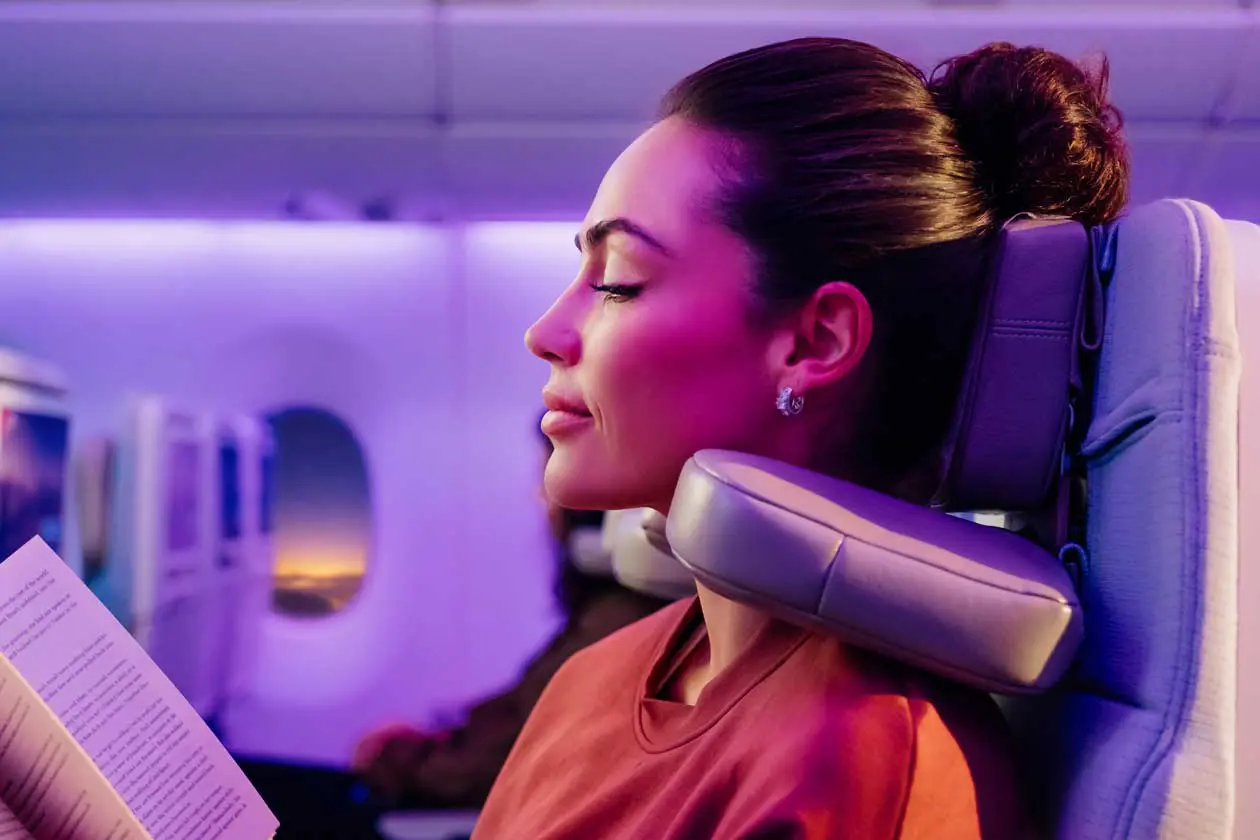 Poggiatesta U-Dream di Emirates Copyright © Emirates Airlines / The Emirates Group