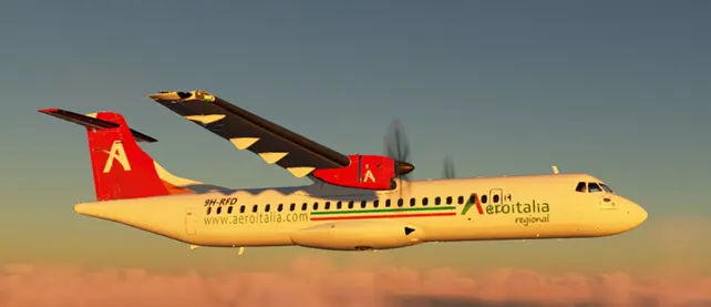 Aeroitalia ATR 72-600 foto: © Ufficio Stampa Aeroporto di Genova e Aeroitalia