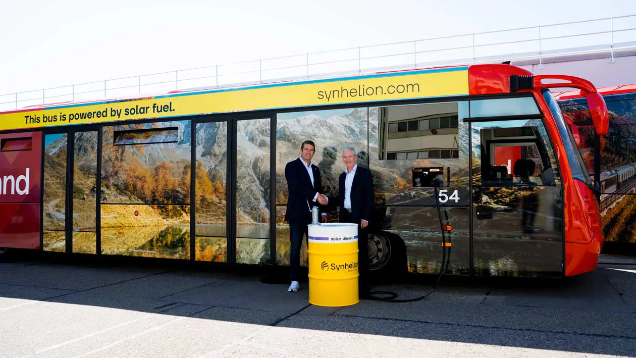 Philipp Furler Synhelion and Emanuel Fleuti Zurich Airport Zugeschnitten foto: © Ufficio Stampa Aeroporto di Zurigo