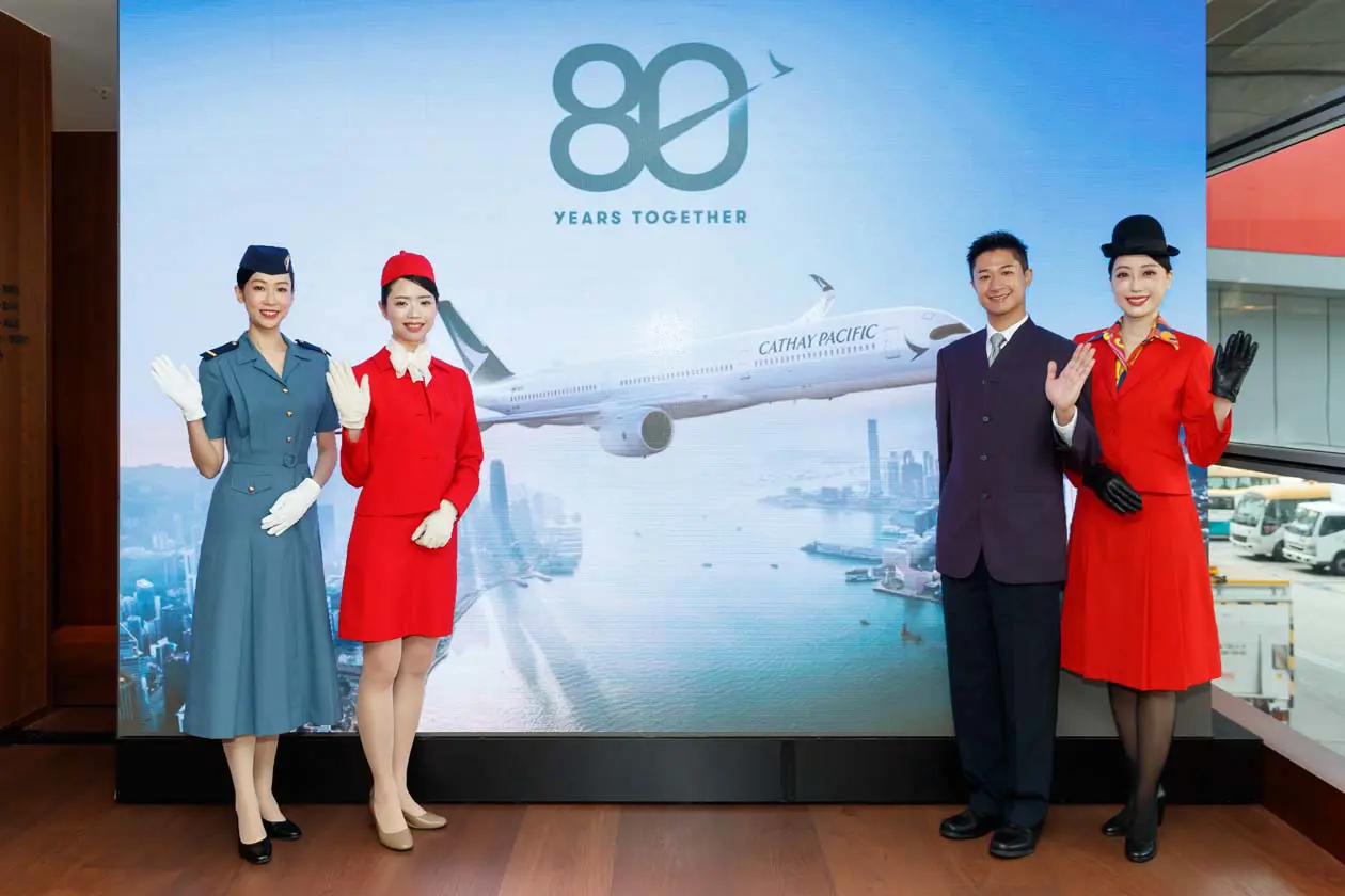 Celebrazioni per l’80°anniversario “80 Years Together” di Cathay Foto: Copyright © Cathay Pacific Airways