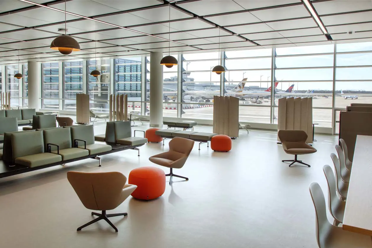 Nuovo Molo del T1 aeroporto di Monaco Foto: Copyright © Flughafen München
