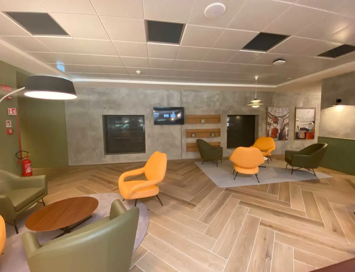 Hellosky Lounge all'Aeroporto di Milano Bergamo.&nbsp;
