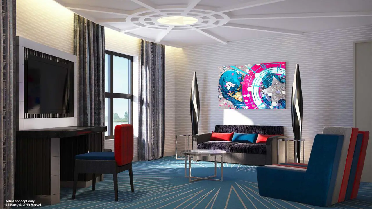 Marvel Universe In A New Hotel Of New York