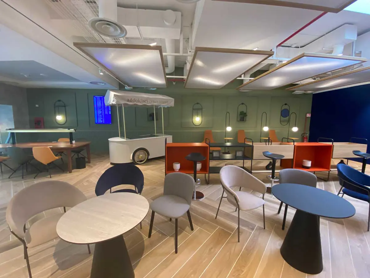 Hellosky Lounge all'Aeroporto di Milano Bergamo.&nbsp;