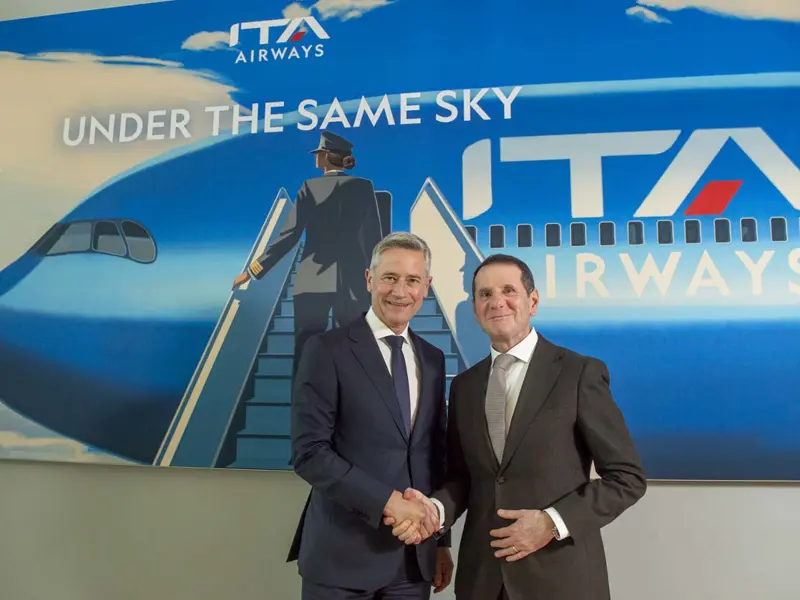 Sandro Pappalardo Presidente e Joerg Eberhart Amministratore Delegato di ITA Airways