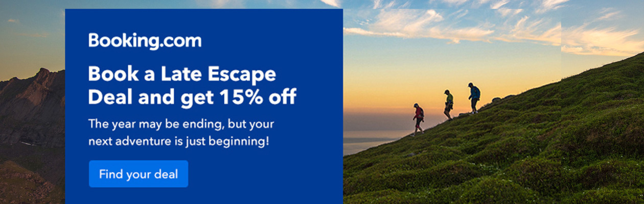 Book a Late Escape Deal and get 15% off