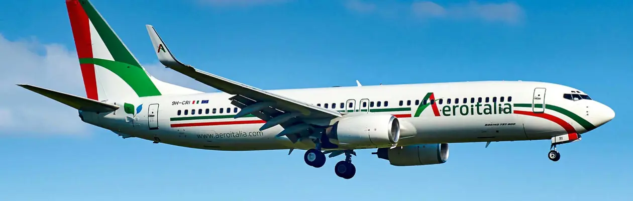 The flight to Milan Linate returns to Foggia airport with Aeroitalia