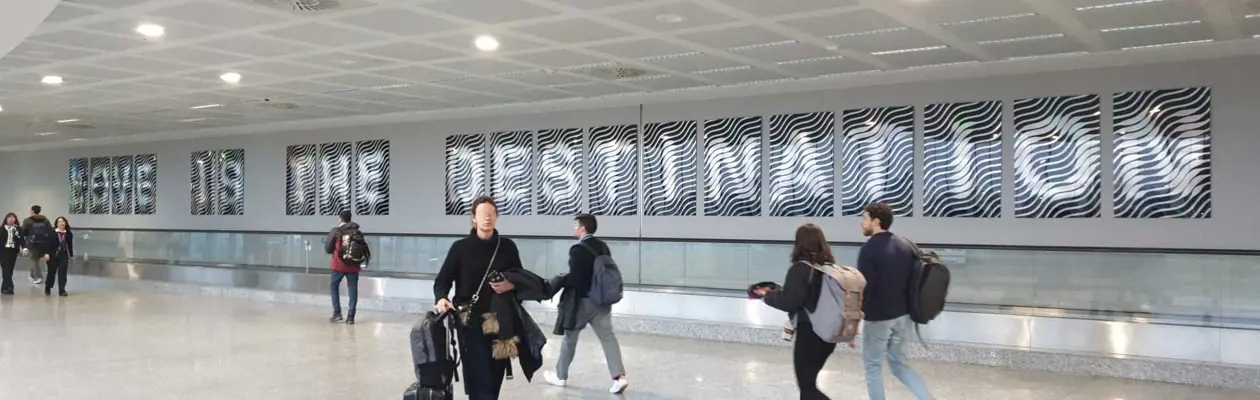 The Wall of Wonders at Malpensa
