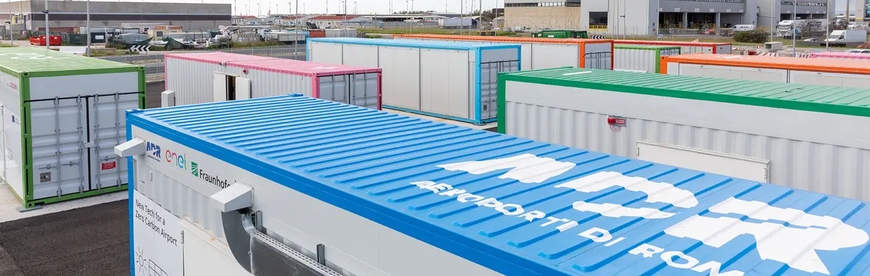 Pioneer plant at Fiumicino airport