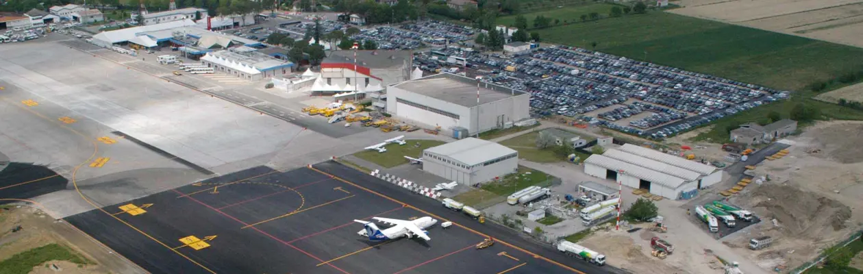 Single train + bus ticket to Forlì airport