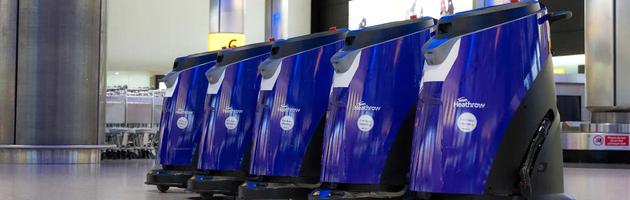Heathrow invites passengers to choose the names of its cleaning robots