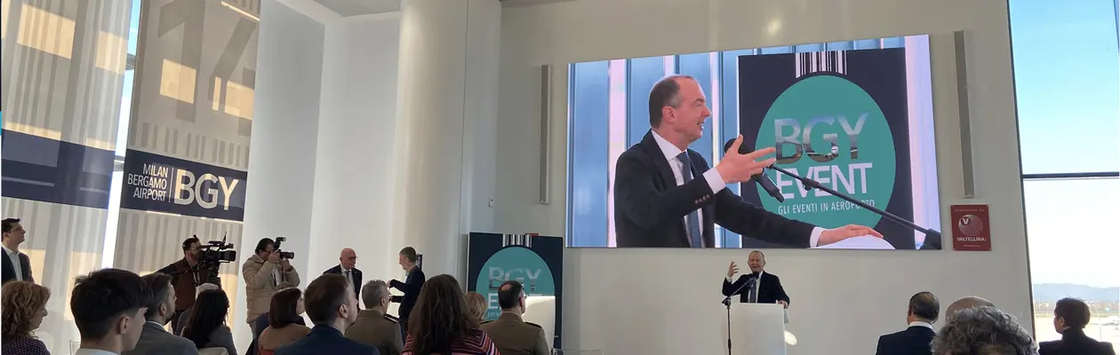 Airport Day at Milan Bergamo Airport