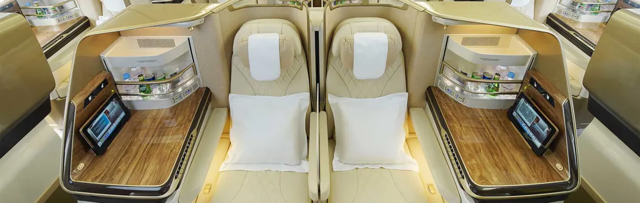 Emirates' first refurbished Boeing 777