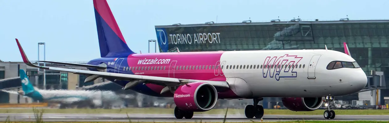Wizz Air expands its offer of flights from Turin airport